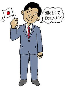 帰化した外国人の画像